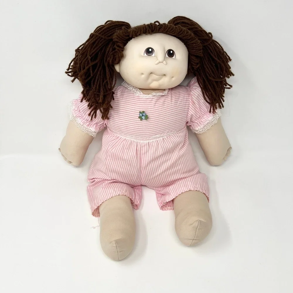 Vintage 1984 Martha Nelson Thomas Original Doll Baby‎ Brown Hair Pink Outfit 16